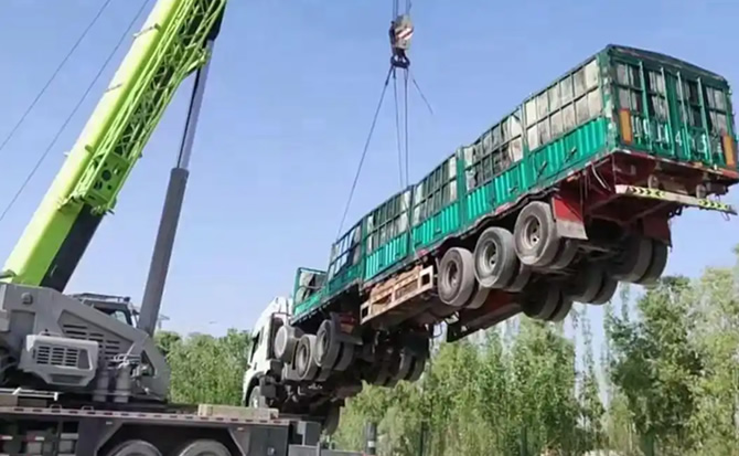 尼木道路脱困救援案例